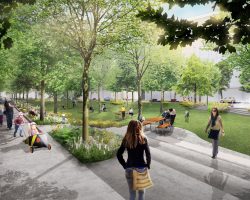 Nouveau parc au bout de l’avenue Querbes